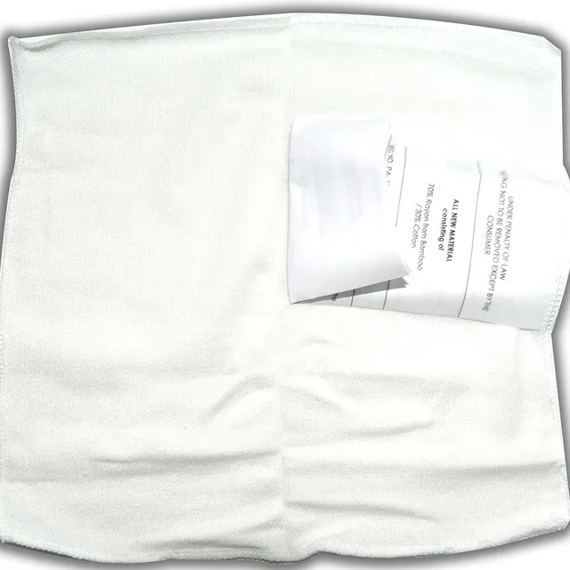 Baby Works   Bamboo Washcloths   (Pack Of 6) White Age 6 Months & Above