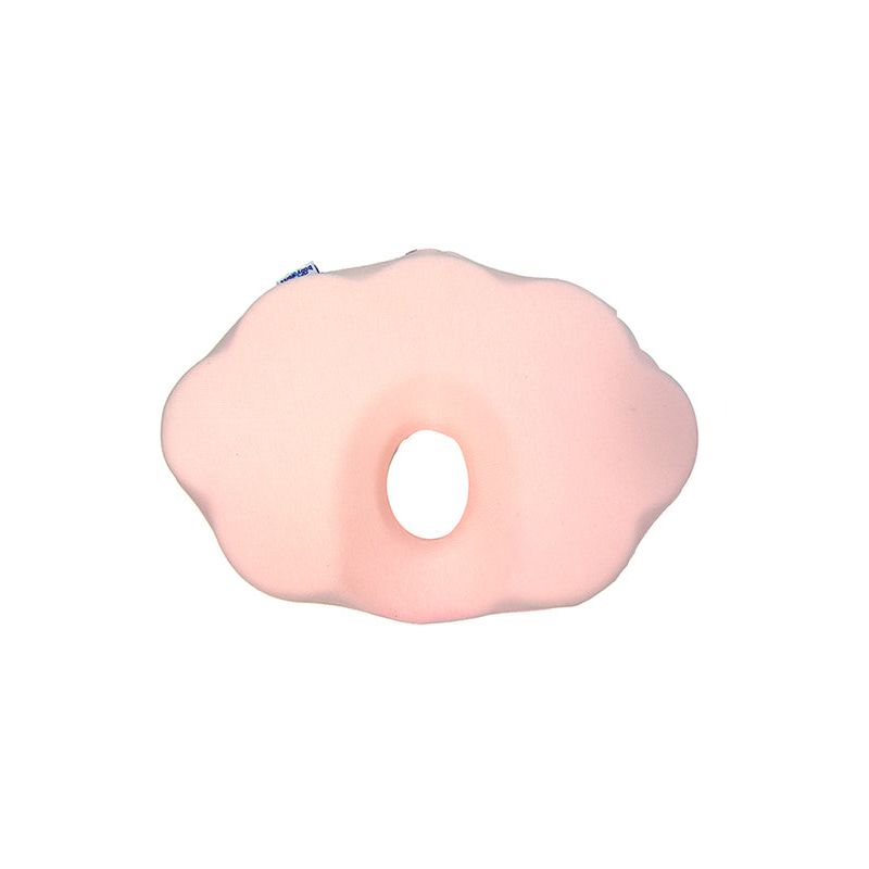 Baby Works   Cloud 9™ Head Support With 100% Cotton Cover (Removable)   Pink Pink Age 3 Months & Above