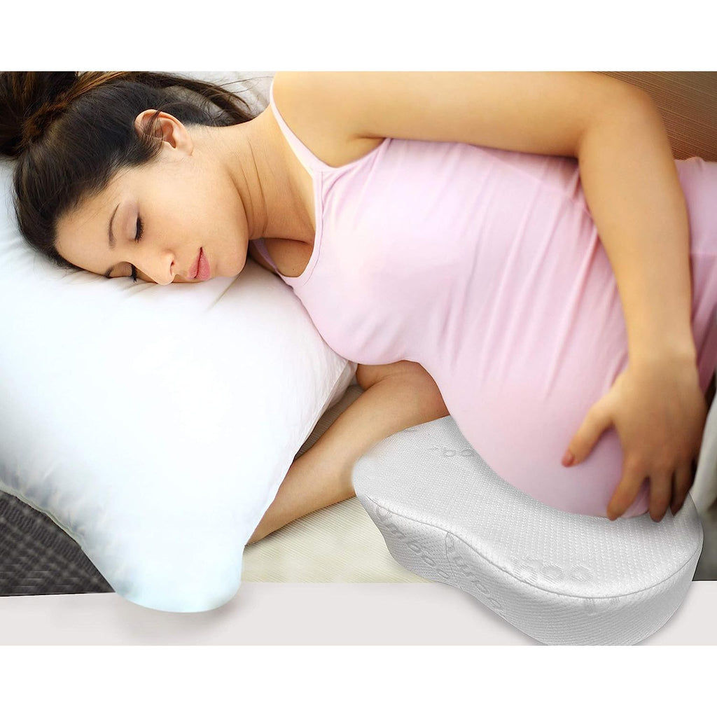 Baby Works Love My Belly Pregnancy Wedge With Rayon From Bamboo Cover White