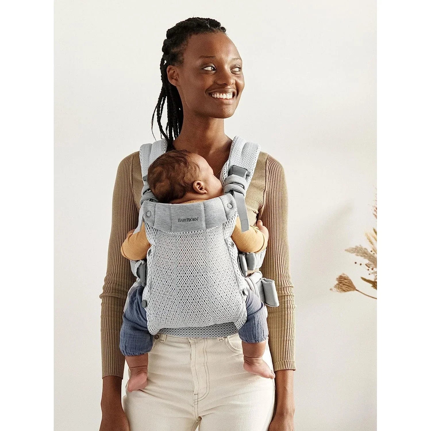 Babybjorn Baby Carrier Harmony   3D Mesh Silver Age Newborn To 24 Months