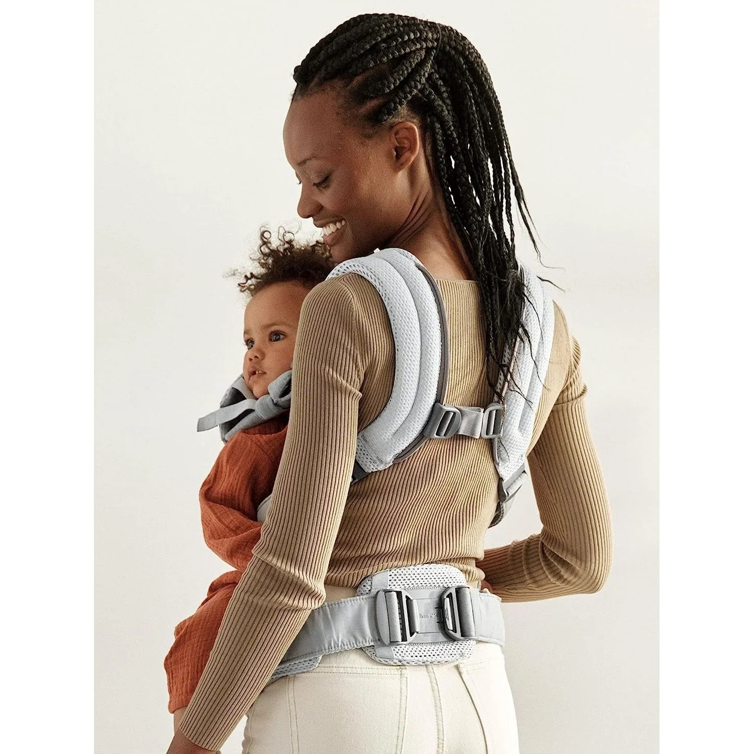 Babybjorn Baby Carrier Harmony   3D Mesh Silver Age Newborn To 24 Months
