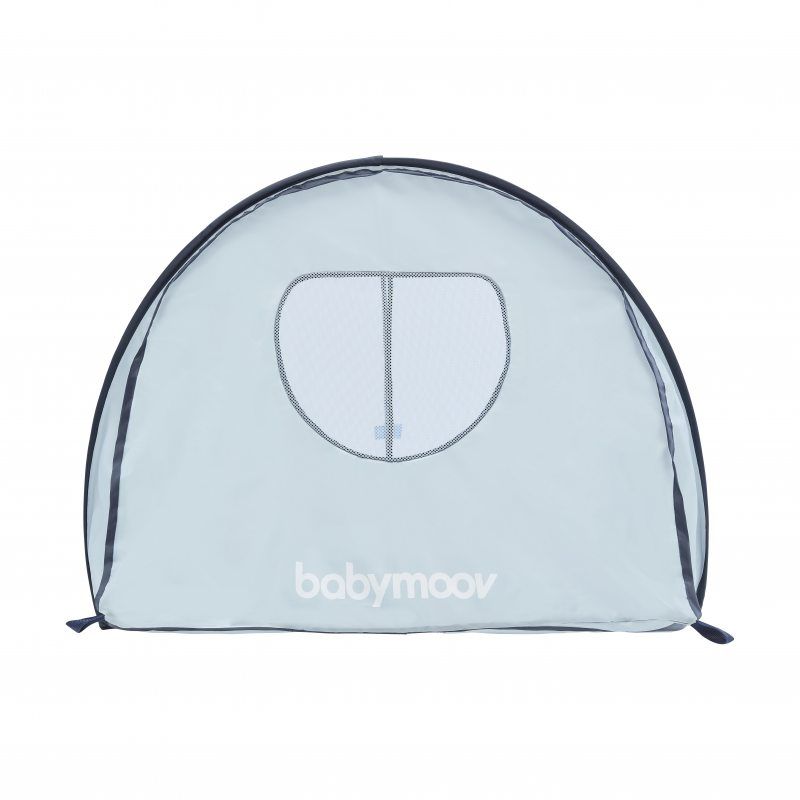 Babymoov Anti UV Tent with Pegs, Mosquito Net & Carry Bag Blue Waves Age- 6 Months & Above