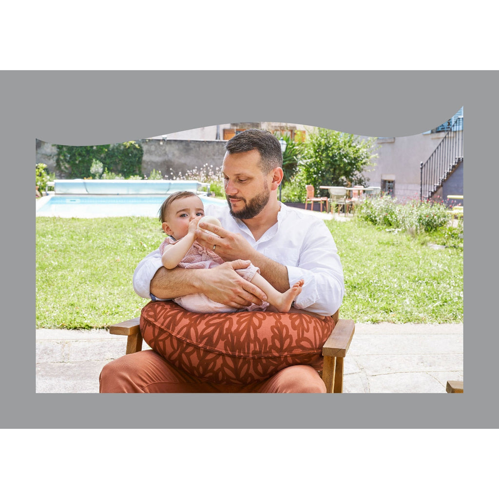 Babymoov B.Love 2-in-1 Maternity & Nursing Pillow Vegetal Terracotta Brown for Mumz 