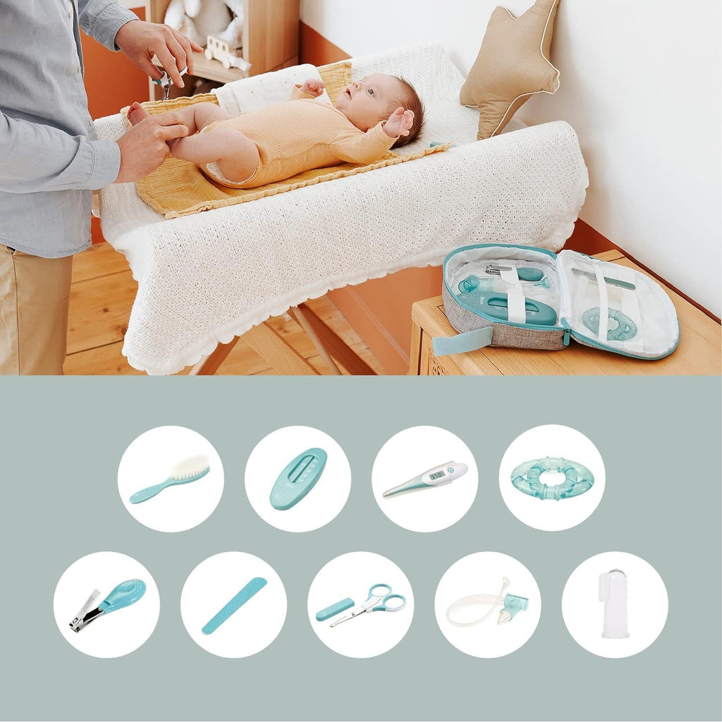 Babymoov Baby Grooming Kit Grey/Blue Age- Newborn & Above