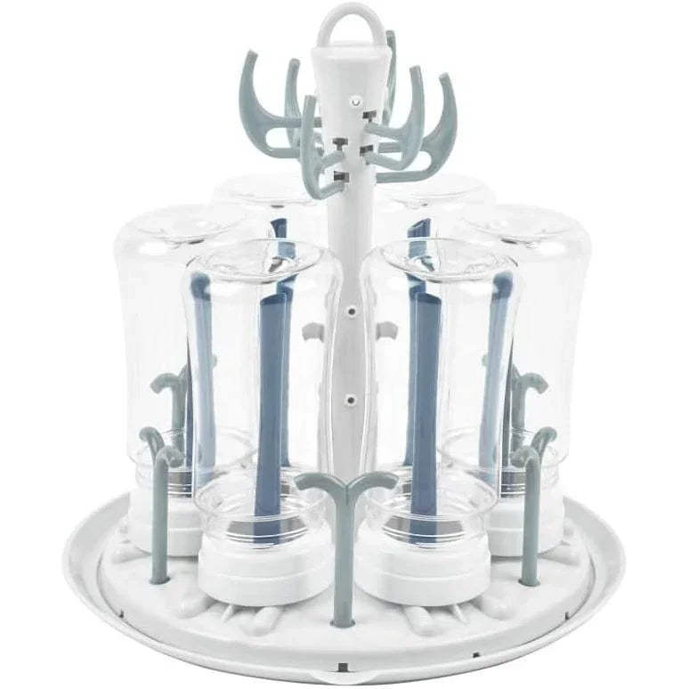 Babymoov Compact Bottle Drying Rack Grey Age-Newborn & Above - Peekaboo