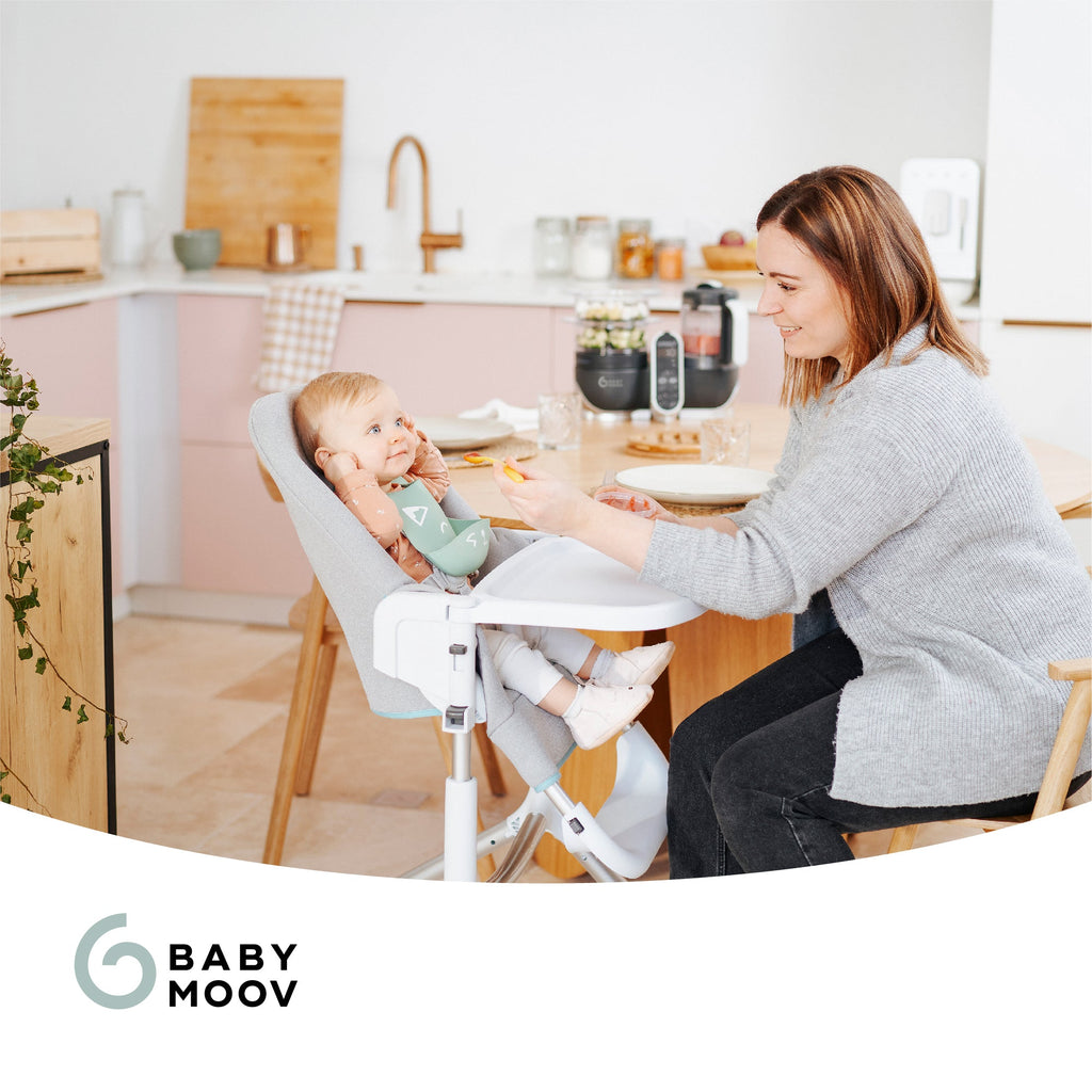 Babymoov Nutribaby 6-in-1 Multi-Purpose Baby Food Processor & Blender Grey Age-Newborn & Above