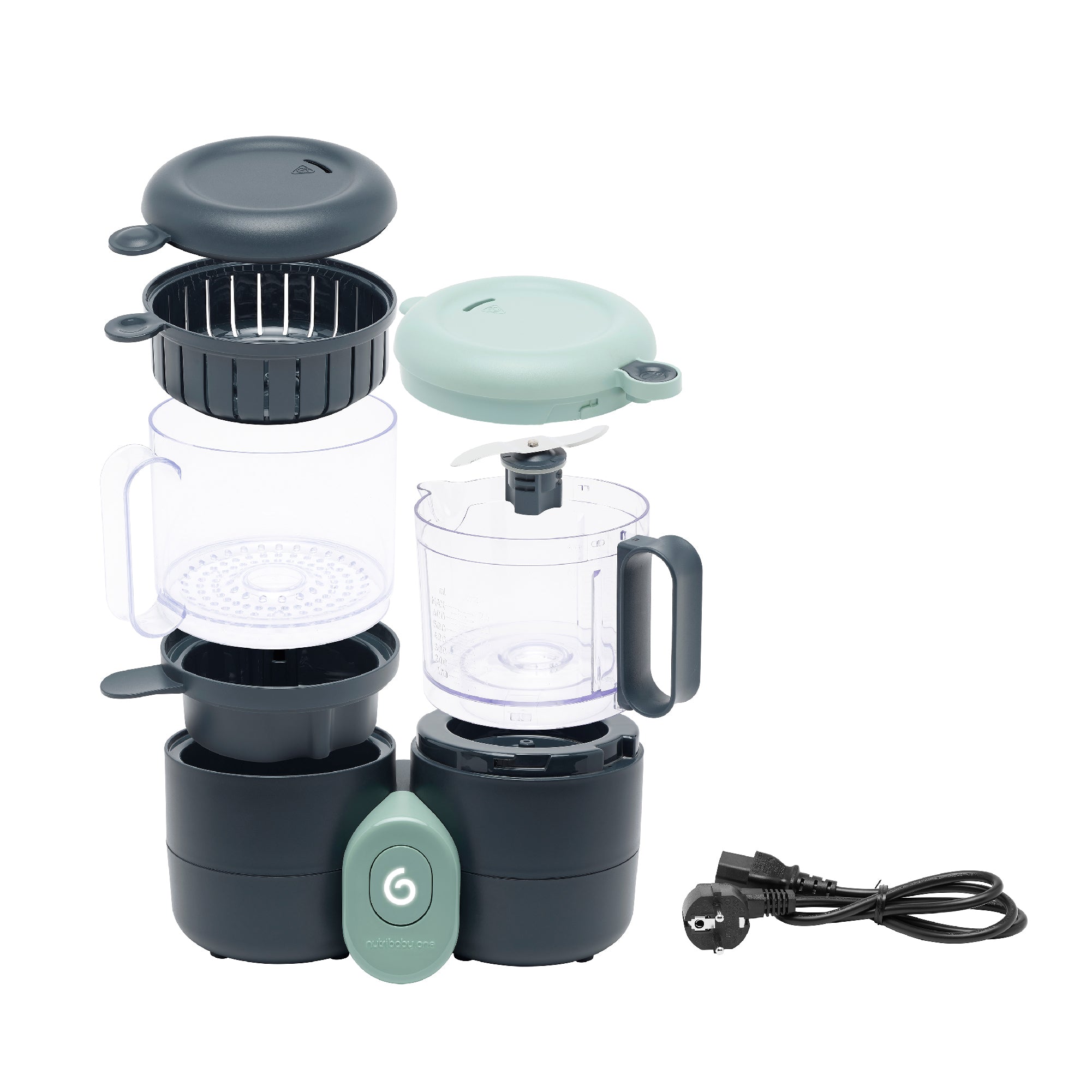 Babymoov Nutribaby One MultiPurpose Baby Food Processor Grey Age