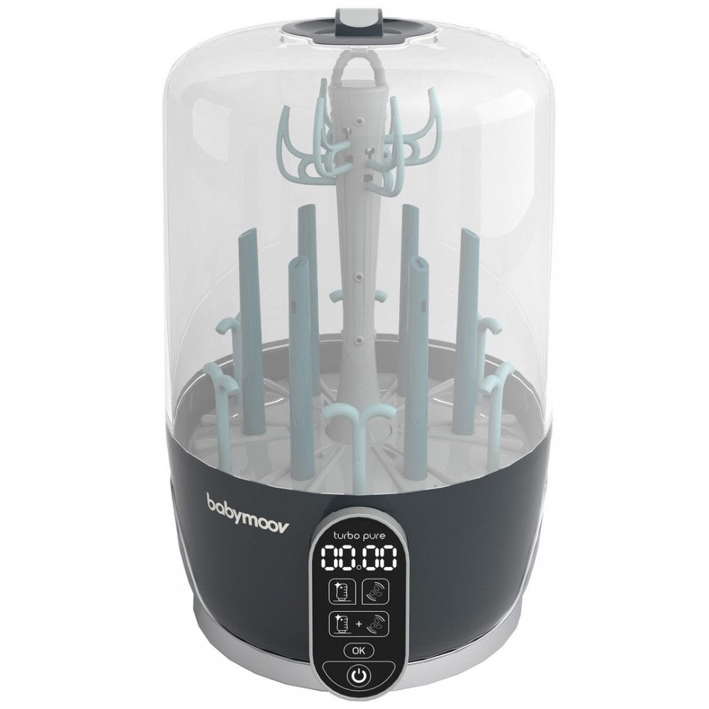 Babymoov Turbo Pure Sterilizer + Dryer Navy Blue Age-Newborn & Above