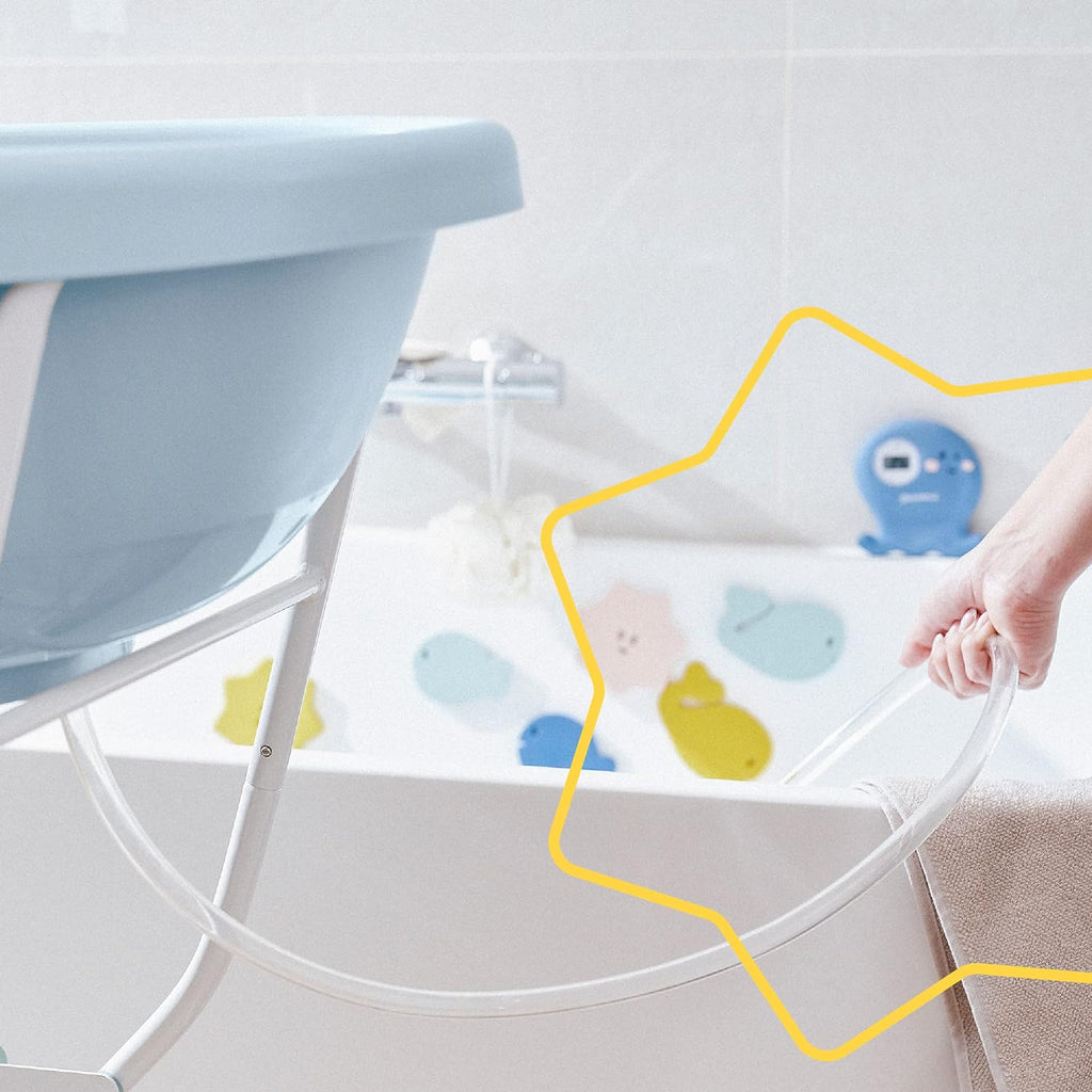 Badabulle Baby Bath Drain Hose Pipe White (28 cm)