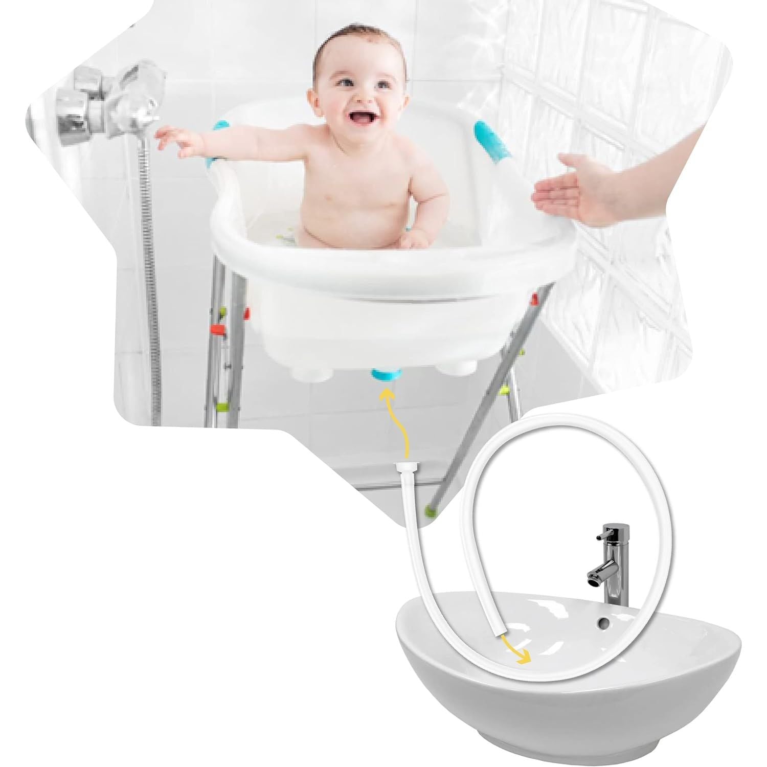 Badabulle Bath Drain Pipe (22 cm)