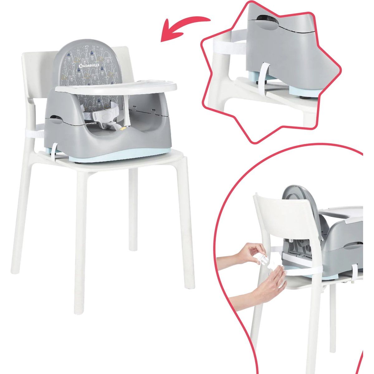 Badabulle comfort home best sale and go booster seat