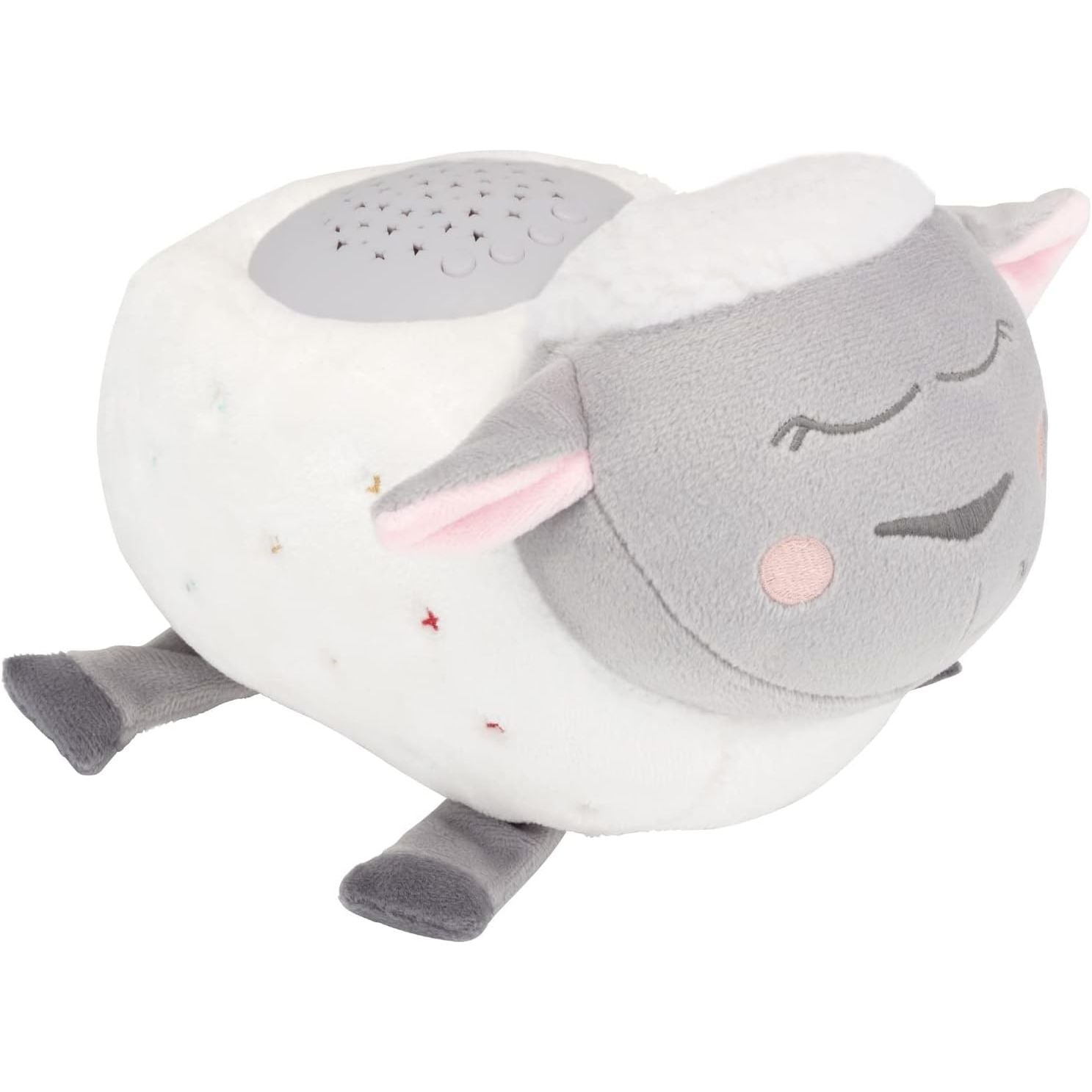 Badabulle Lulu the Lamb Musical Projection Night Light Plush  Toys White Age- Newborn & Above