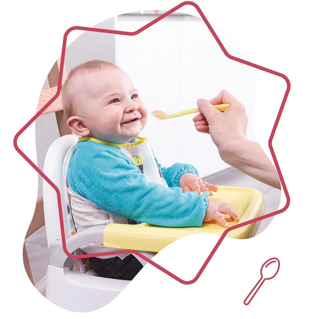 Badabulle Silicone Supersoft Spoons Set of 2 Multicolor Age-4 Months & Above