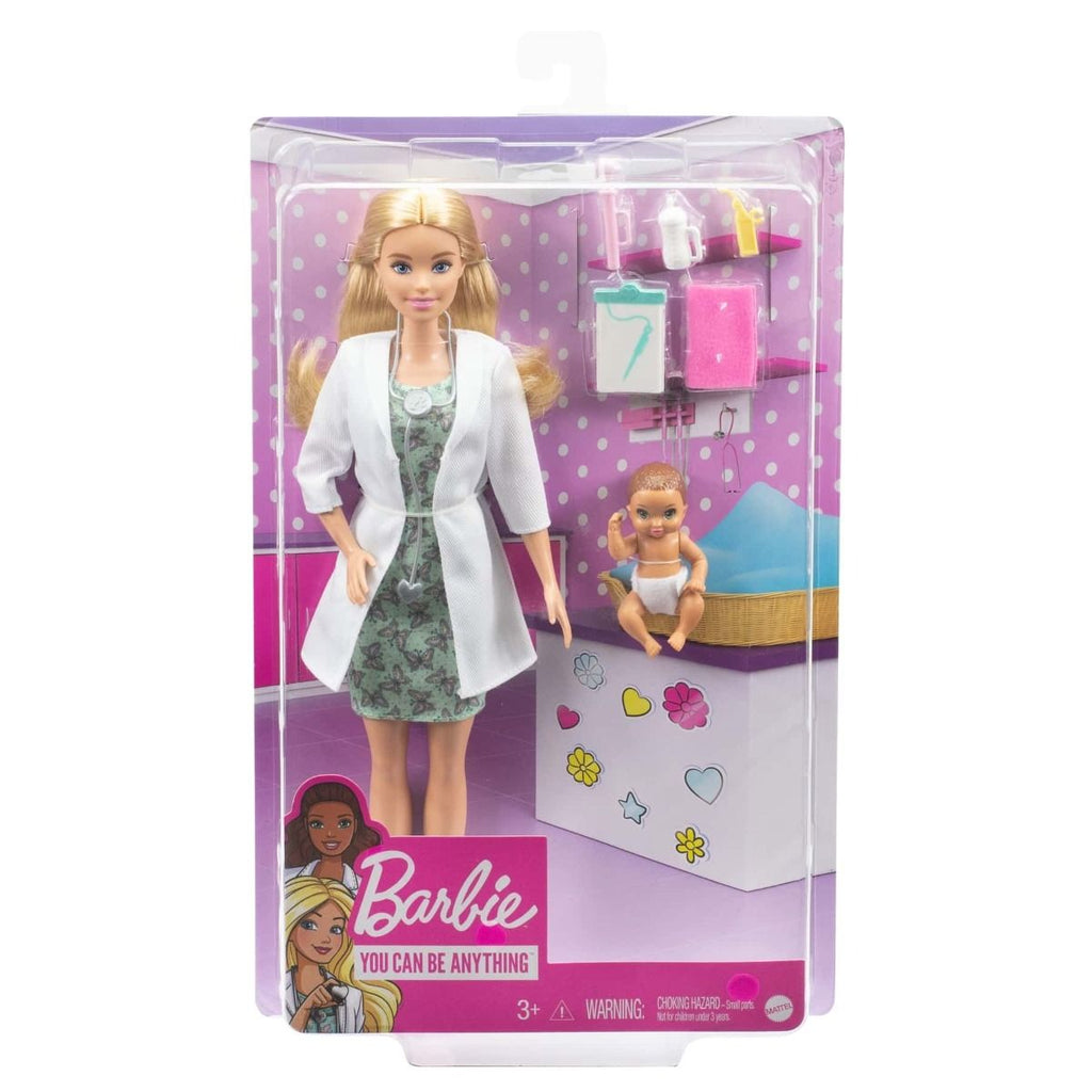 Barbie Baby+ Doctor Doll & Hospital Playset Gvk03  Multicolor Age- 3 Years & Above