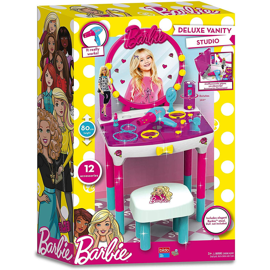 Barbie Bildo Barbie Deluxe Big Vanity Age 3+