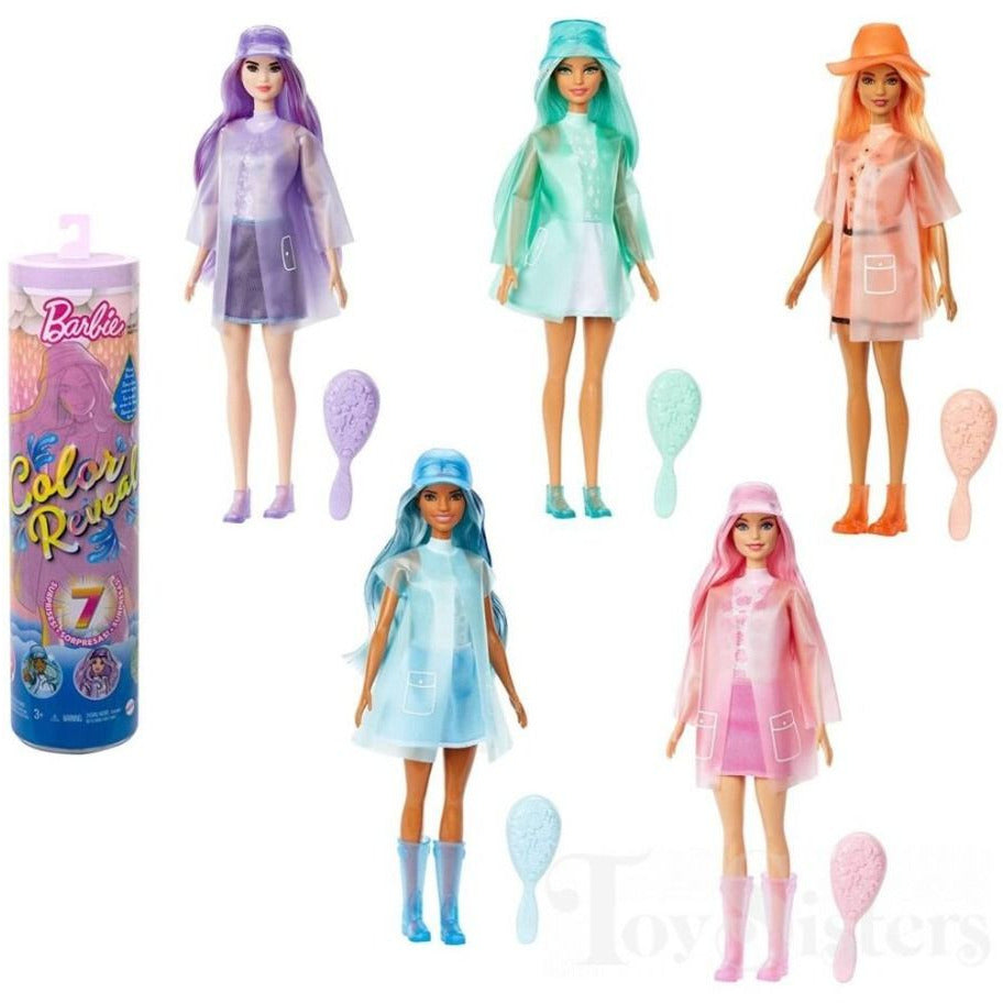 Barbie Color Reveal Rain Or Shine Series Dolls Age- Years