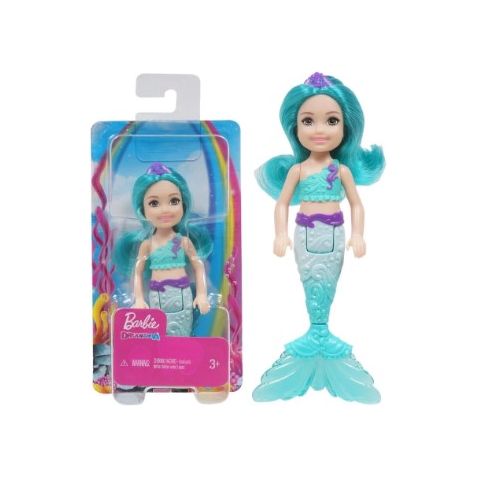 Barbie Dreamtopia Chelsea Mermaid Doll Blue Gjj85 Gjj89 Age 3