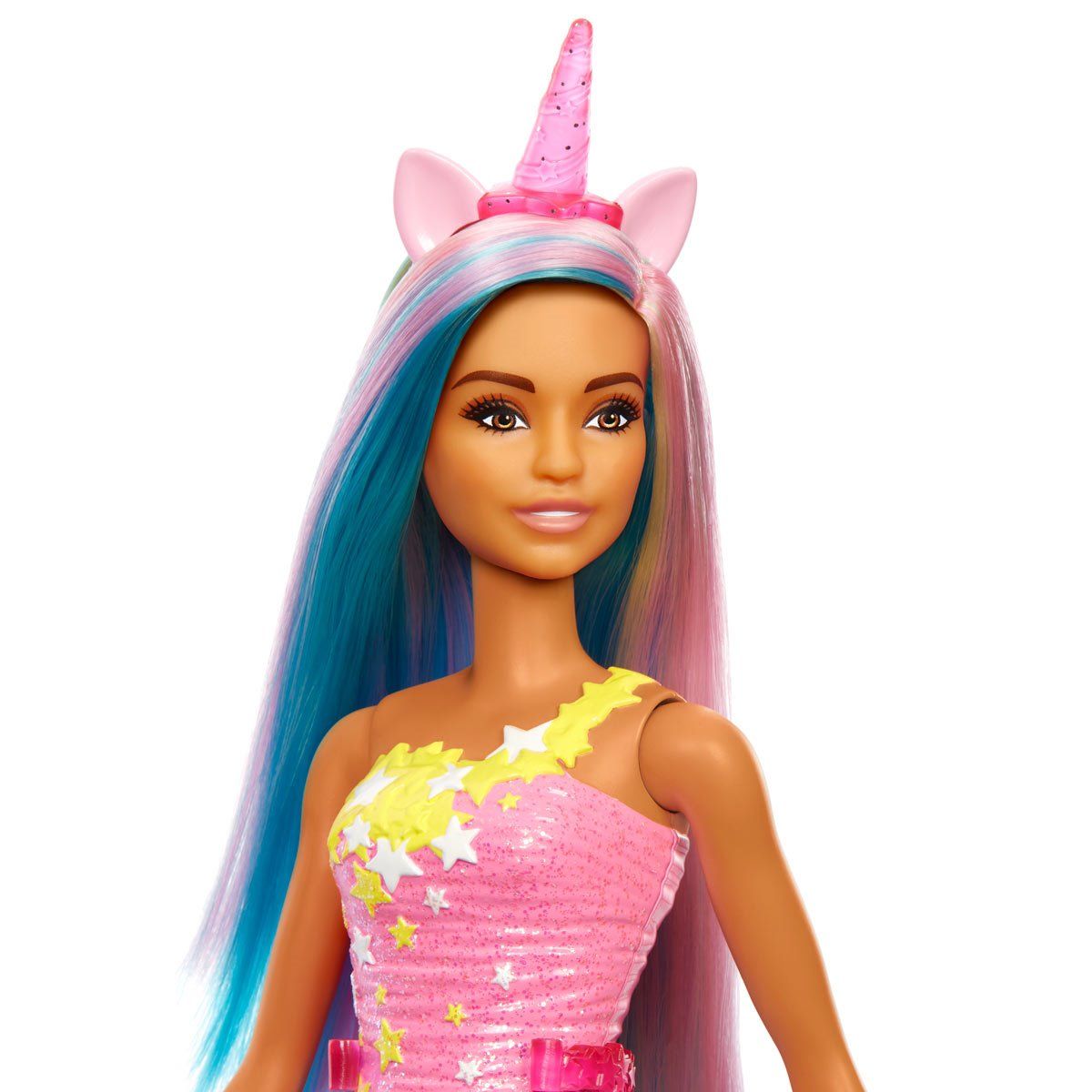 Barbie Dreamtopia Unicorn With Pink Horn Pink And Blue Hair HGR21