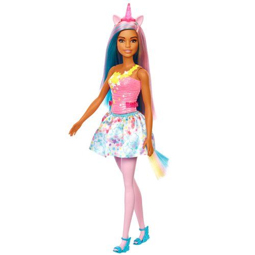 Barbie Dreamtopia Unicorn With Pink Horn Pink And Blue Hair HGR21  Age- 3 Years & Above