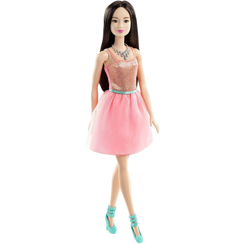 Barbie Glitz Doll In Coral Dress 3Y+