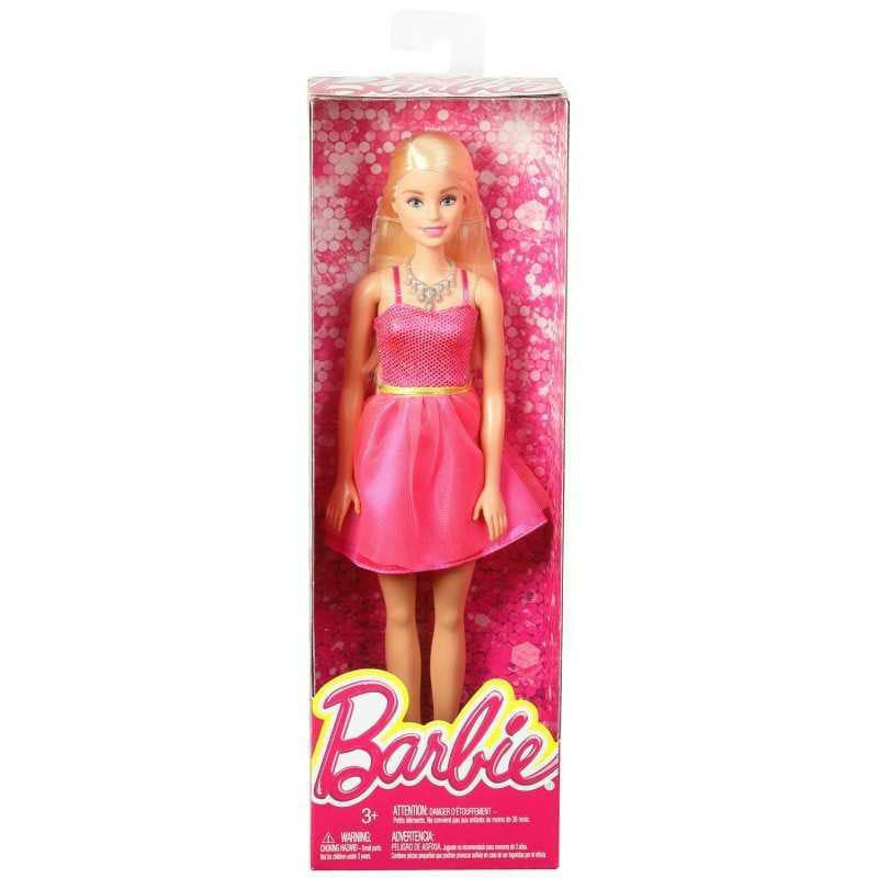 Mattel Barbie Glitz With Fuchsia Dress 3Y Peekaboo