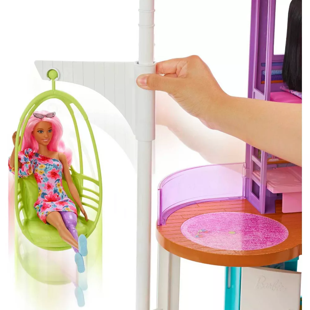 Barbie Malibu Vacation House Playset Age- 3 Years & Above