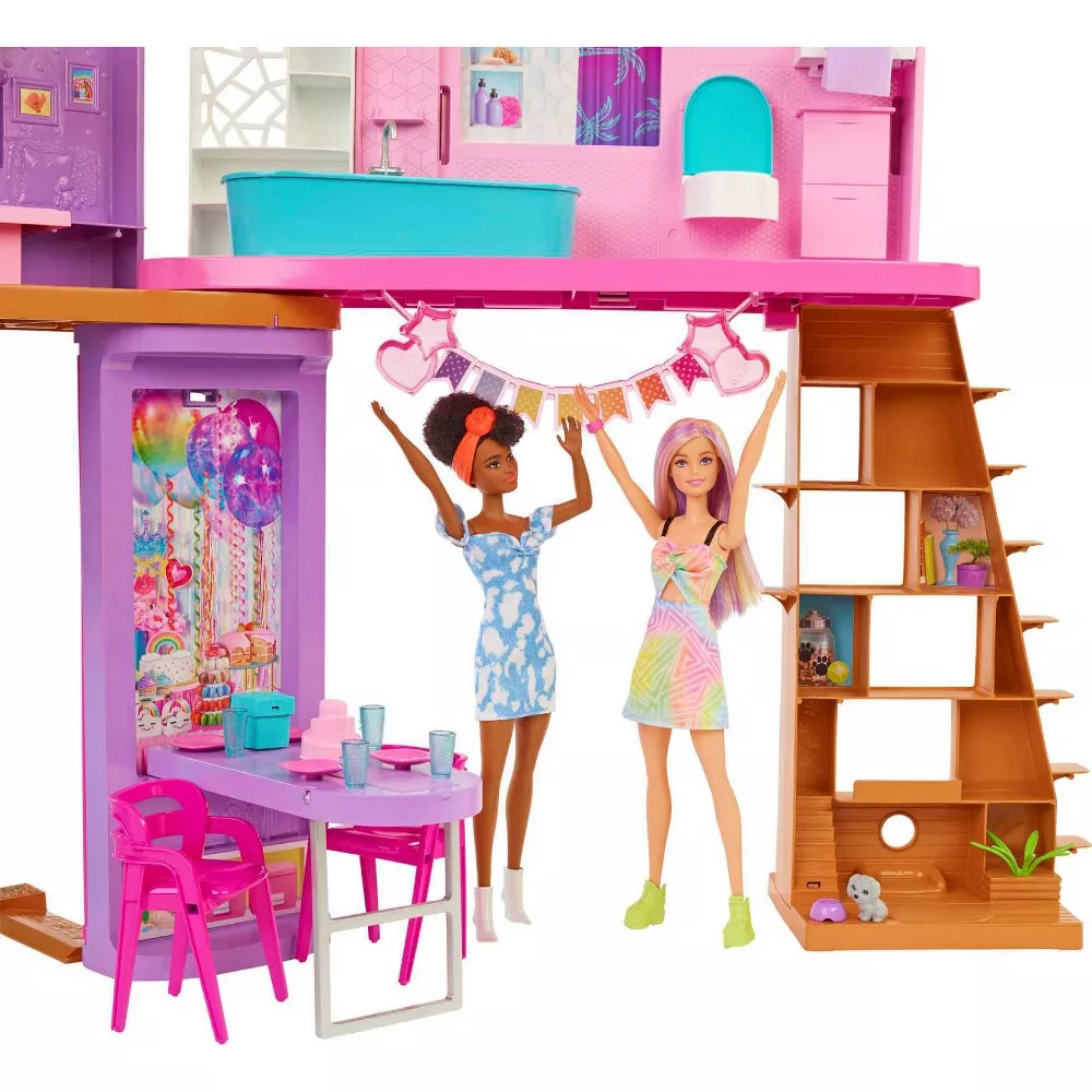 Barbie Malibu House 2 Story 6 Roomhouse Multicolor