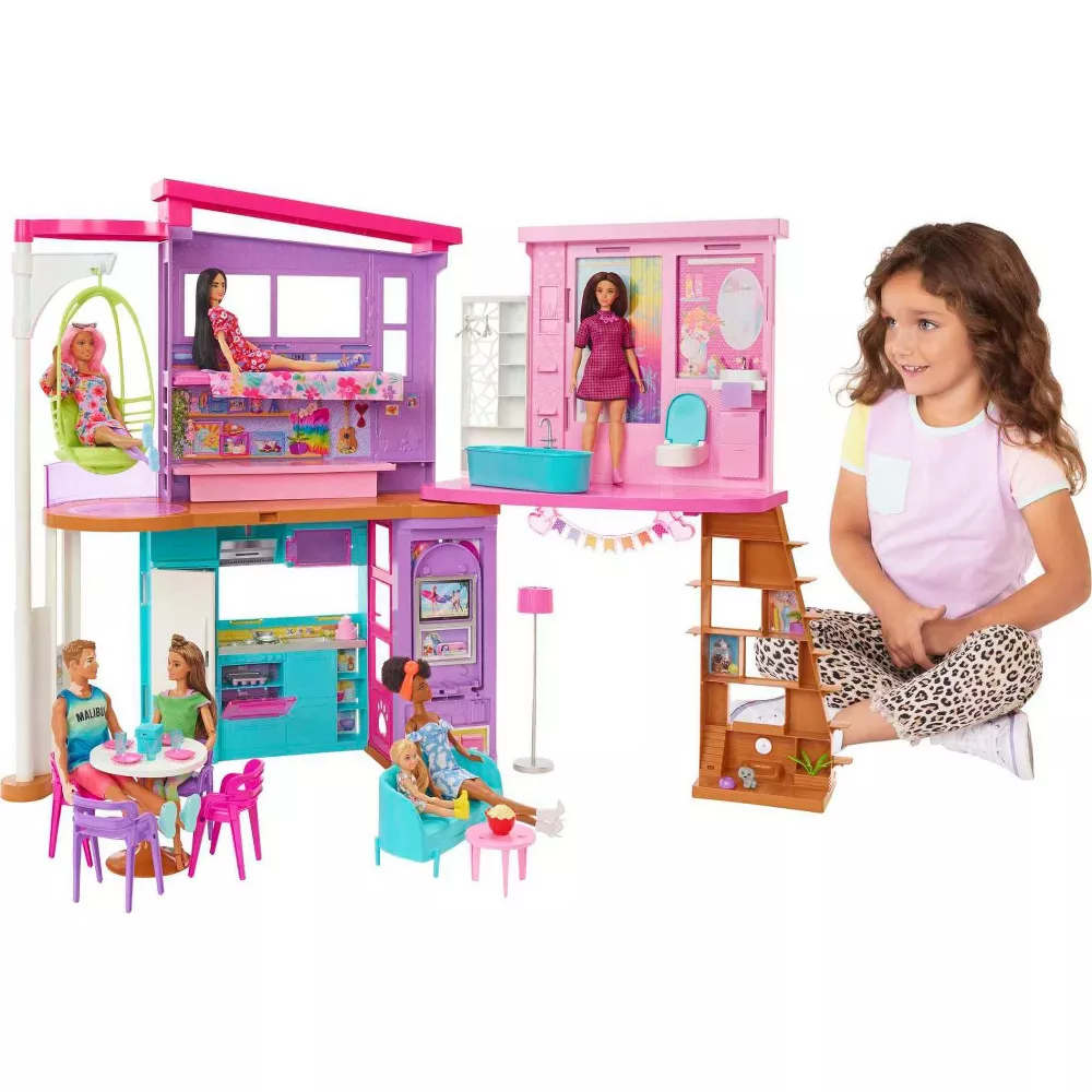 Barbie Malibu Vacation House Playset Age- 3 Years & Above