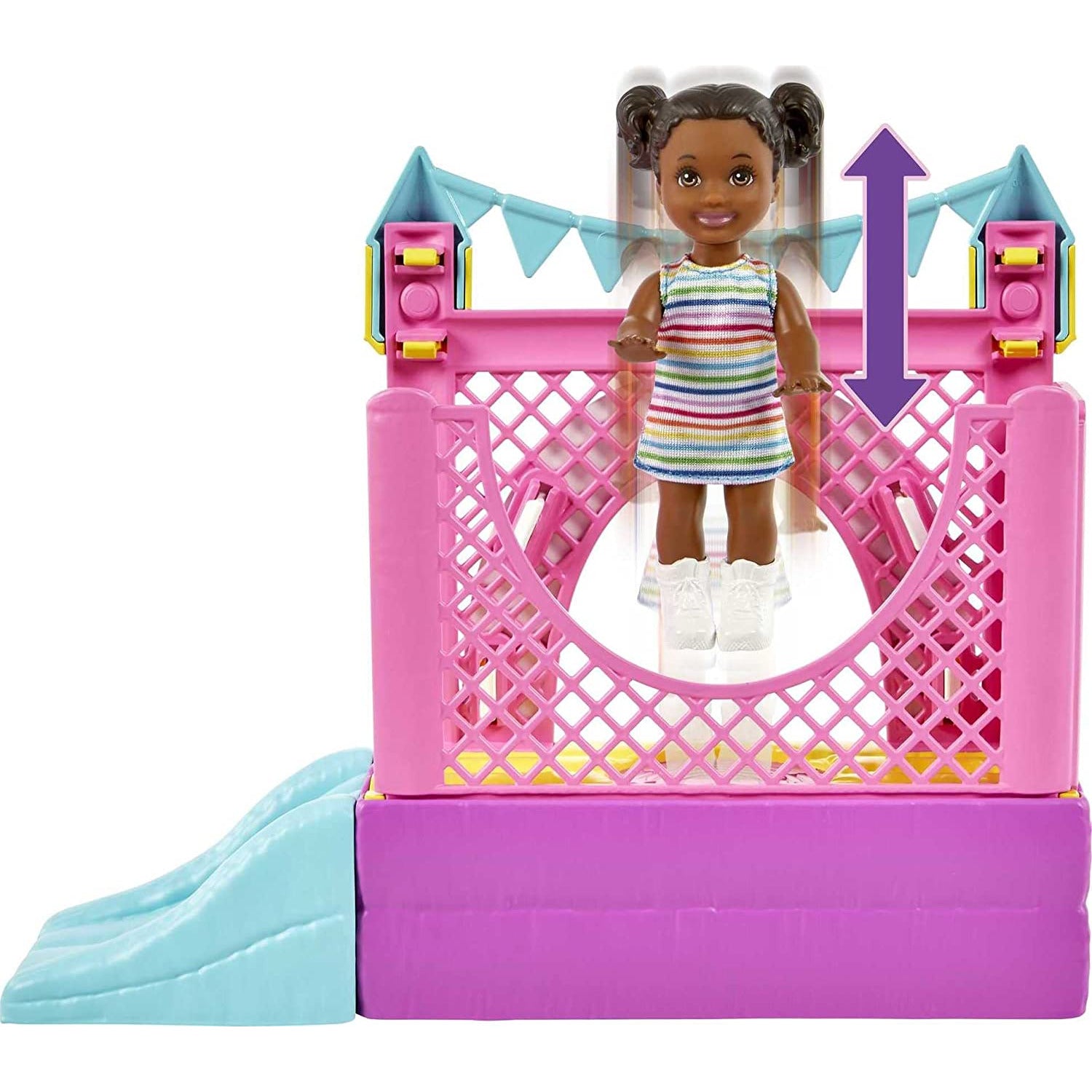 Barbie Skipper Babysitters Bounce House Playset Multicolor Age 3 Years Above Peekaboo