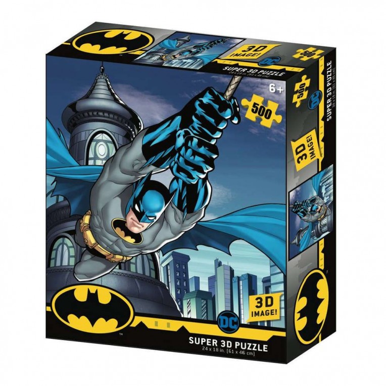 Batman Soaring 500 Pieces 3D Puzzles Age-6 Years & Above