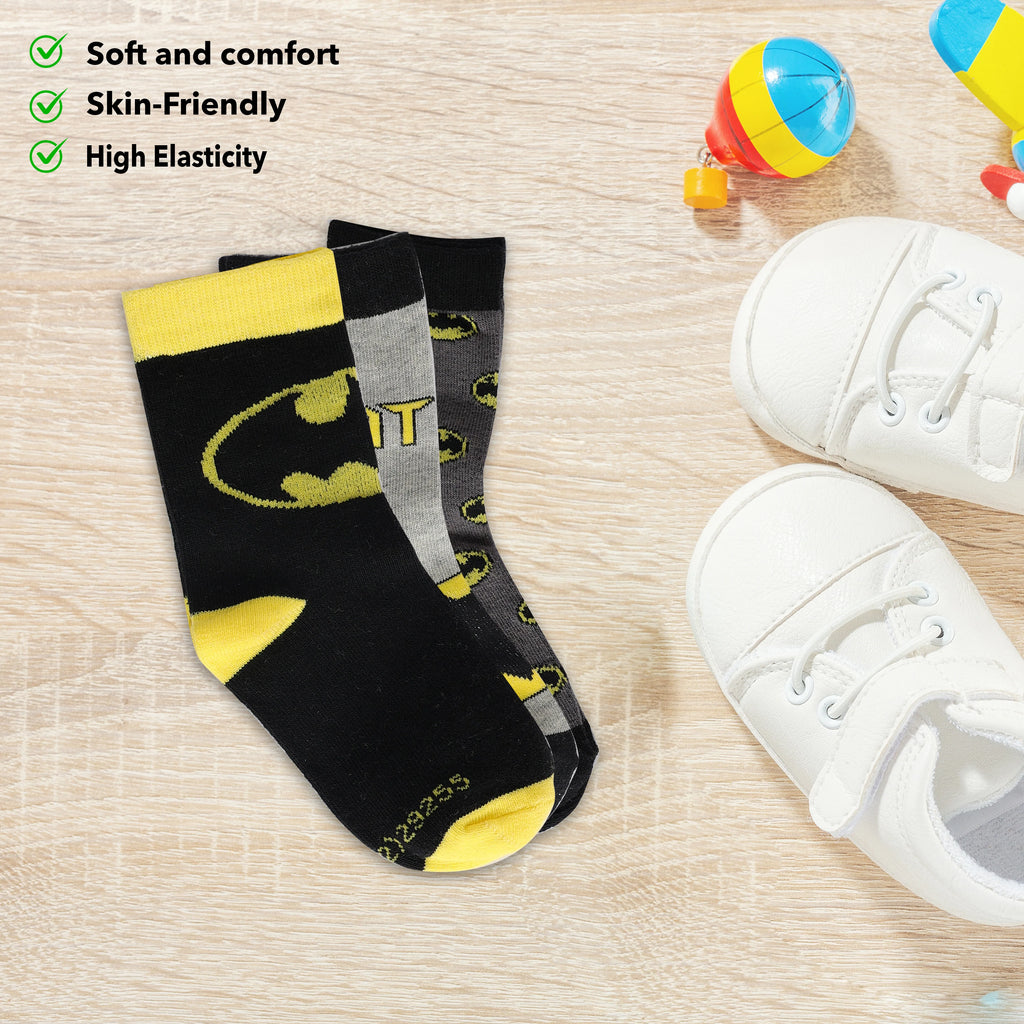 Batman Socks Multicolor Age- 2 Years To 4 Years