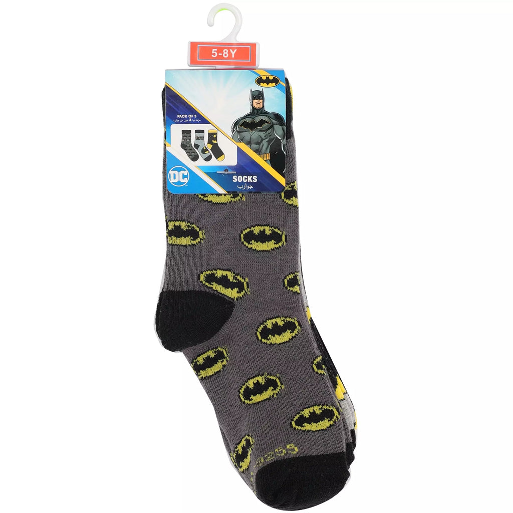 Batman Socks Multicolor Age- 5 Years To 8 Years