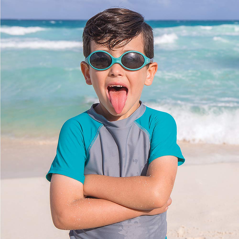 Bb Luv SÌ¦lar - Unbreakable Toddler/Kid Sunglasses 2-6Y - Aqua 2-6Y