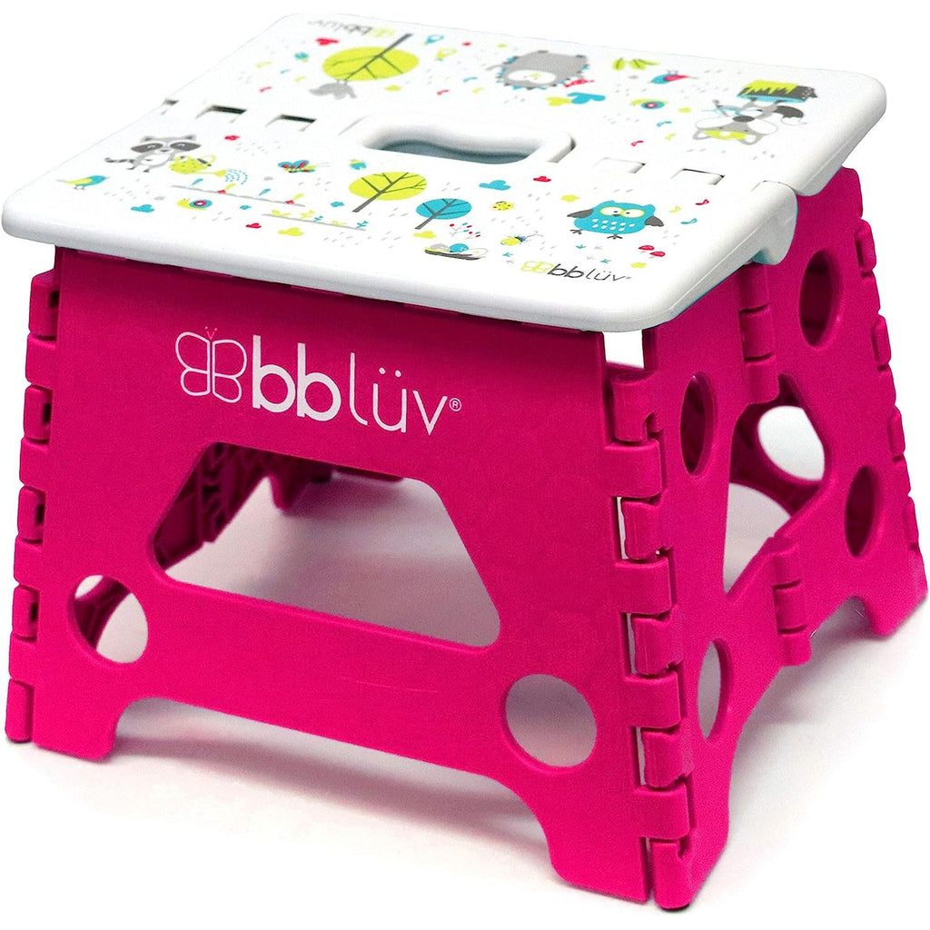 Bbluv Step Folding Step Stool Pink Age  18 Months & Above