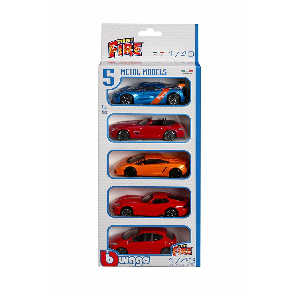 Bburago Gift Set Pack of 5 Miniature Cars Age- 3 Years & Above