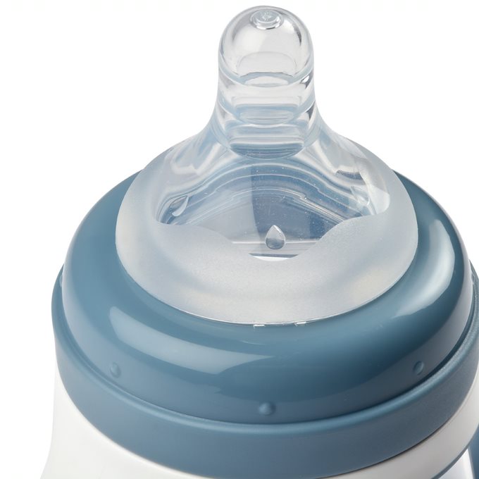 Beaba 2-In-1 Learning Cup Windy Blue Age- 4 Months & Above