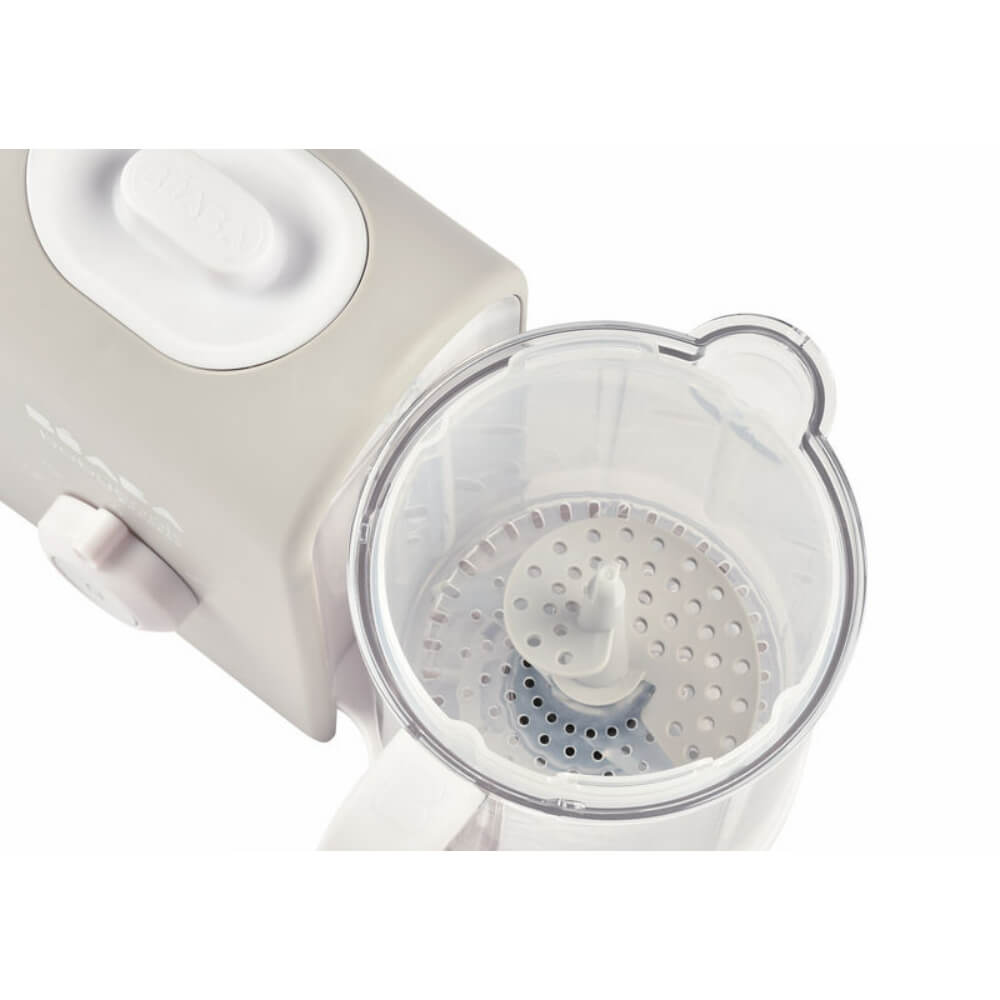 Beaba Babycook® Express Solo Express Baby Food Steamer/Blender Velvet Grey Age- 6 Months & Above