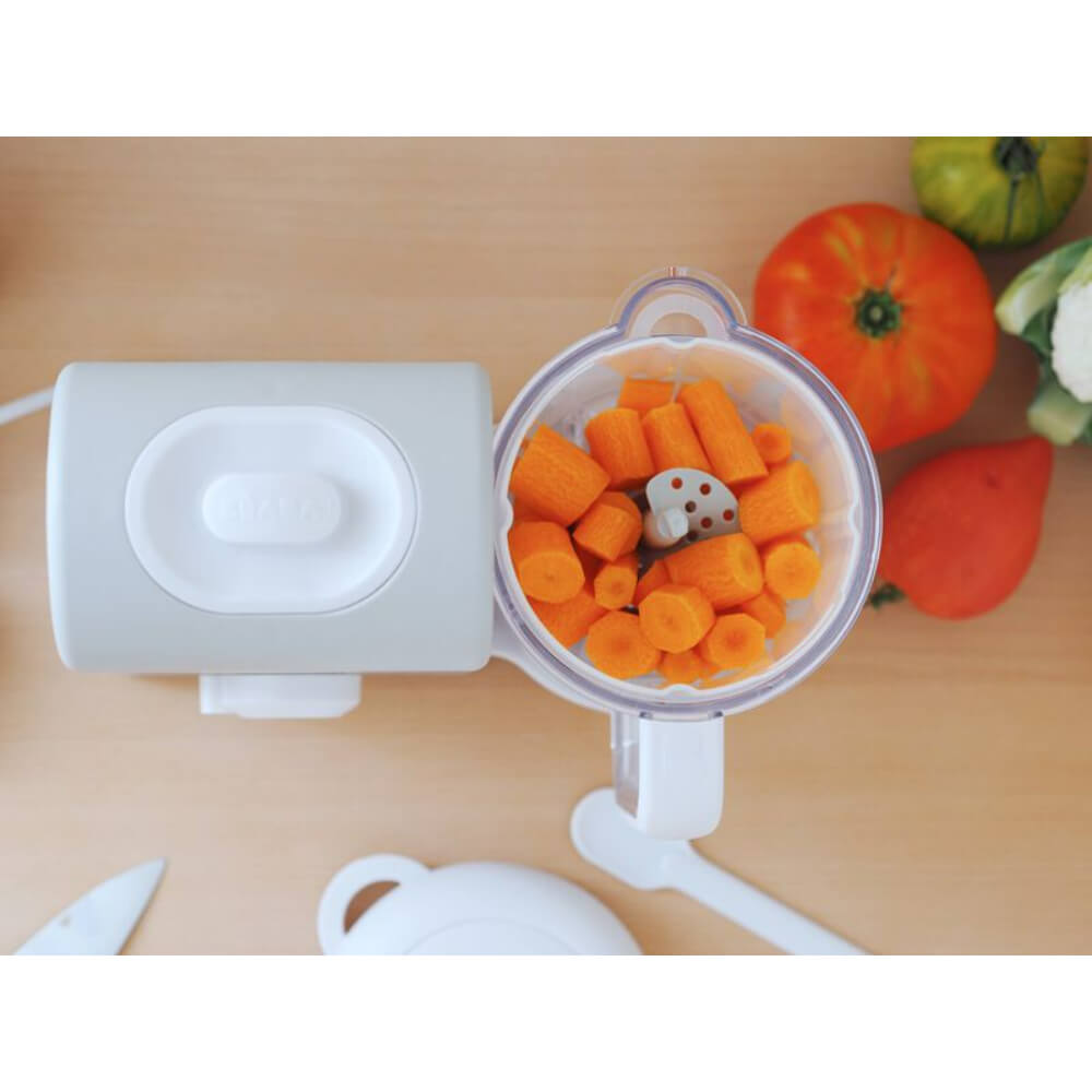 Beaba Babycook® Express Solo Express Baby Food Steamer/Blender Velvet Grey Age- 6 Months & Above