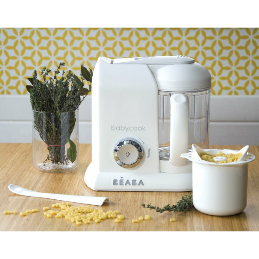 Beaba Babycook Solo/Duo - Pasta-Rice Cooker White Age- 7 Months & Above