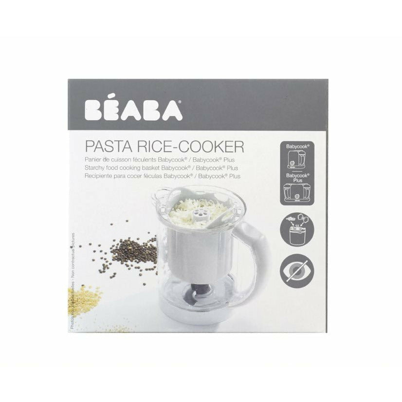 Beaba Babycook Solo/Duo - Pasta-Rice Cooker White Age- 7 Months & Above