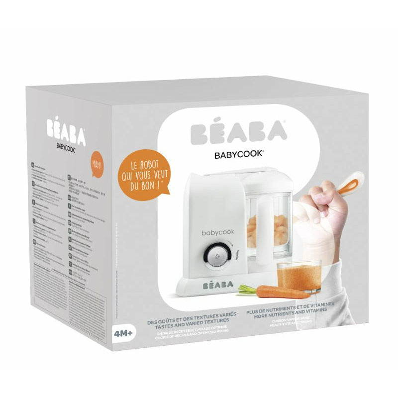 Beaba Babycook Solo White/Silver Age- 4 Months & Above