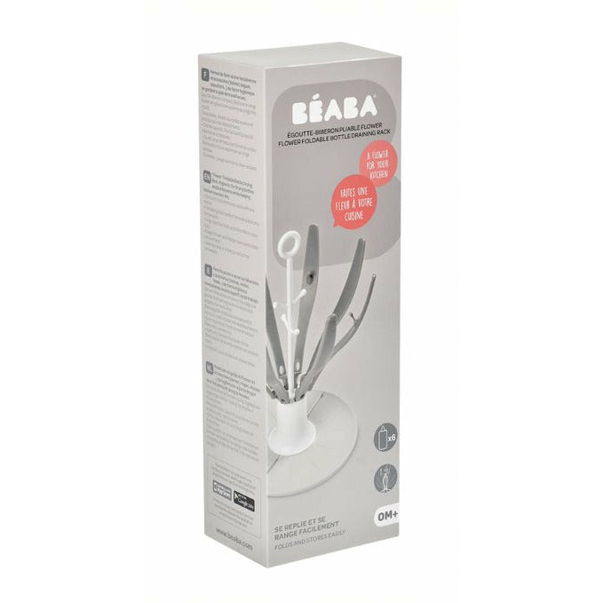 Beaba Flower Foldable Draining Rack Grey Age-Newborn & Above