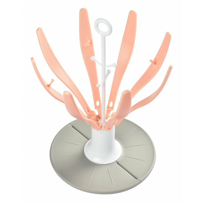 Beaba Flower Foldable Draining Rack Pink Age-Newborn & Above