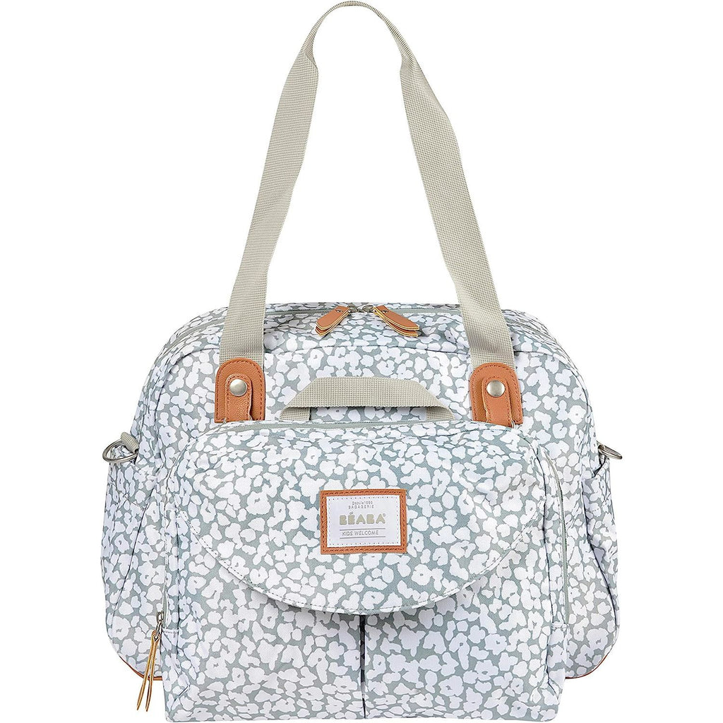 Béaba Geneva II Diaper Changing Bag Grey Blossom Age- Newborn & Above