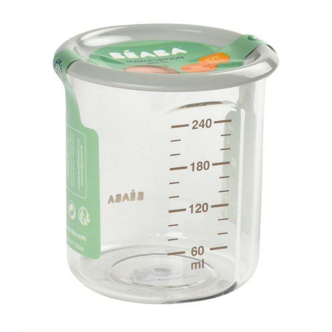 Beaba Maxi Portion 240 ml Age 4m+ Tritan Grey