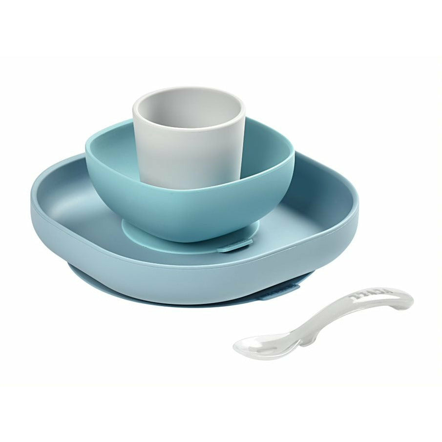 Beaba Silicone Meal Set Of 4 Jungle Age- 4 Months & Above