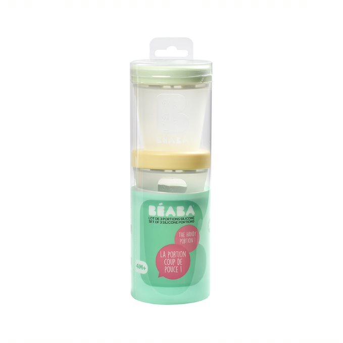 Beaba Silicone Portions Set of 3 Age 4m+ Spring