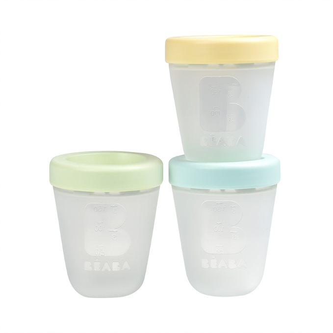 Beaba Silicone Portions Set of 3 Age 4m+ Spring