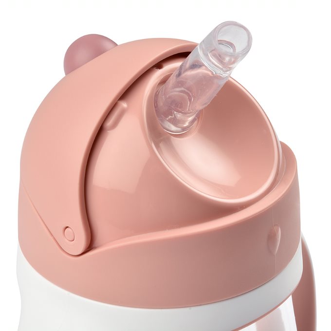 Beaba Straw Cup Old Pink Age- 8 Months & Above