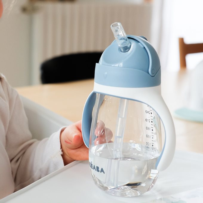 Beaba Straw Cup Windy Blue Age- 8 Months & Above